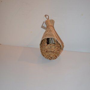 Bird House Hanging Dry Grass Decor